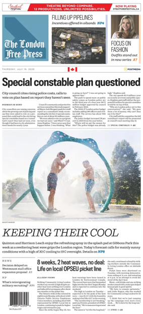 Cover of The London Free Press