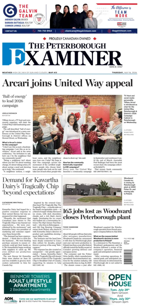 Cover of The Peterborough Examiner