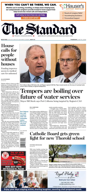 Cover of The Standard (St. Catharines)