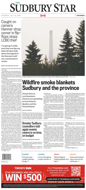 Cover of The Sudbury Star