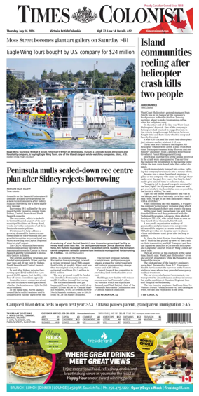 Cover of Times Colonist