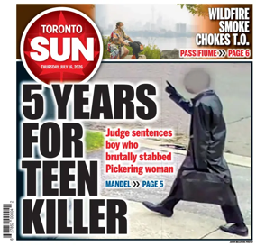 Cover of Toronto Sun