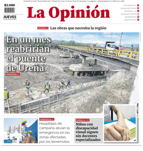 Cover of La Opinion