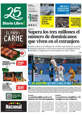 Cover of Diario Libre (Republica Dominicana)