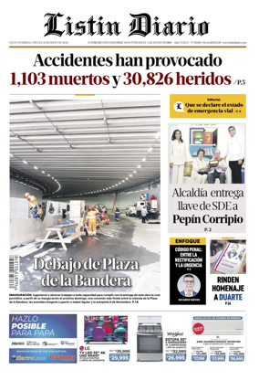 Cover of Listin Diario