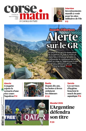 Cover of Corse Matin