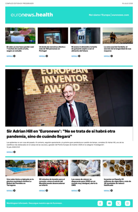 Cover of Euronews Health (Spanish) Compiled Edition