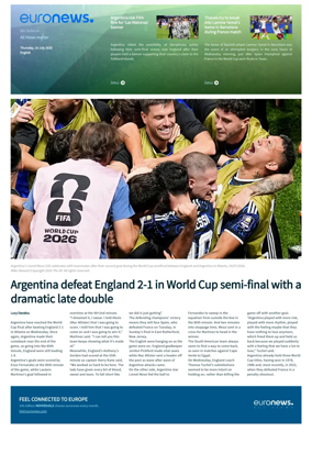 Cover of Euronews World Cup