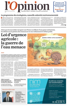 Cover of L'Opinion