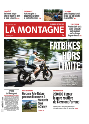 Cover of La Montagne (Clermont-Metropole)