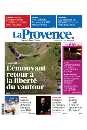 Cover of La Provence Alpes-de-Haute-Provence