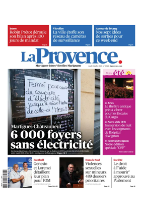 Cover of La Provence Martigues-Istres-Vitrolles-Marignane
