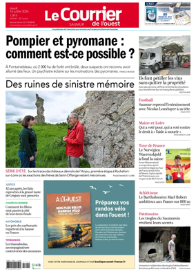 Cover of Le Courrier de l’Ouest (Saumur)