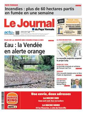 Cover of Le Journal du Pays Yonnais
