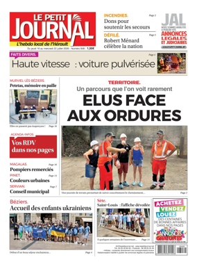 Cover of Le Petit Journal - L'hebdo local de l'Herault