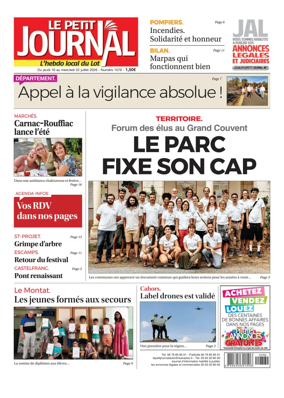Cover of Le Petit Journal - L'hebdo local du Lot