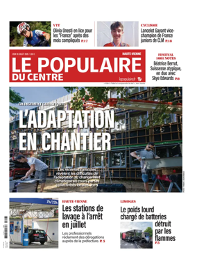 Cover of Le Populaire du Centre (Haute-Vienne)