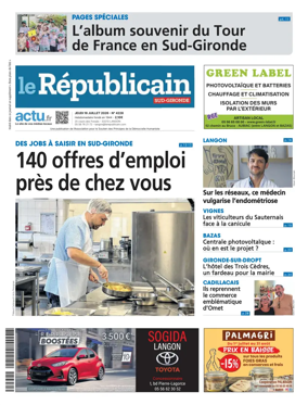 Cover of Le Republicain (Sud-Gironde)