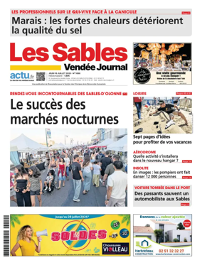 Cover of Les Sables Vendee Journal