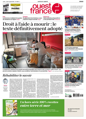 Cover of Ouest France (Dinan)