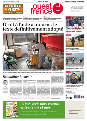 Cover of Ouest-France (Lannion / Paimpol / Guingamp)