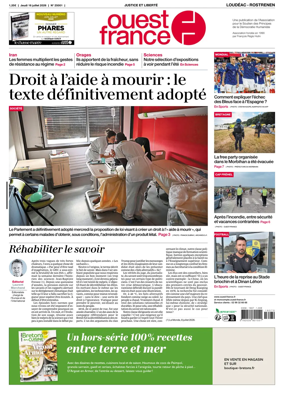 Cover of Ouest France (Loudeac / Rostrenen)