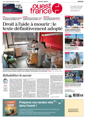 Cover of Ouest France (Manche)