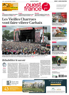 Cover of Ouest France (Nord-Finistere)