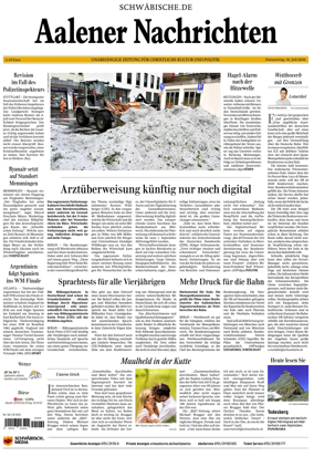 Cover of Aalener Nachrichten