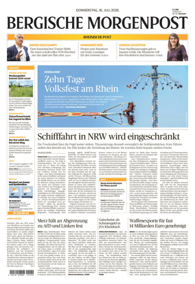 Cover of Bergische Morgenpost Wermelskirchen/Huckeswagen/Radevormwald