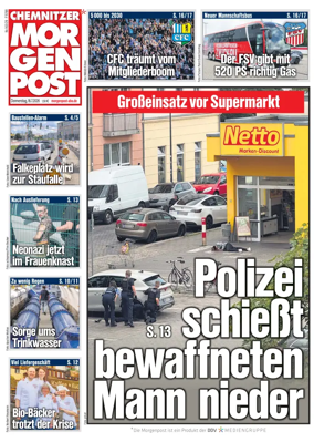Cover of Chemnitzer Morgenpost