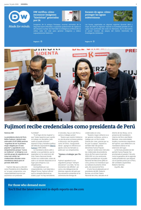Cover of Deutsche Welle (Spanish edition)