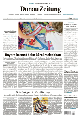 Cover of Donau Zeitung