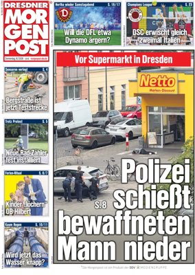 Cover of Dresdner Morgenpost