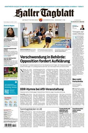 Cover of Haller Tagblatt