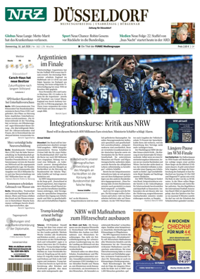 Cover of Neue Rhein Zeitung (Dusseldorf)