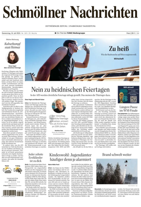 Cover of Ostthuringer Zeitung (Schmolln)
