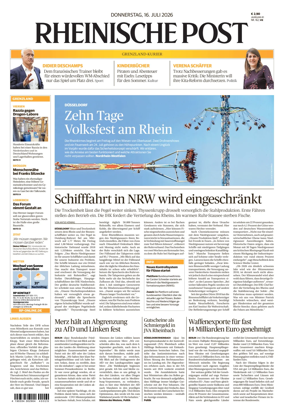 Cover of Rheinische Post Viersen