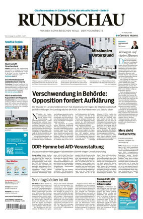 Cover of Rundschau fur den Schwabischen Wald – Der Kocherbote