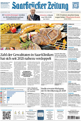 Cover of Saarbruecker Zeitung