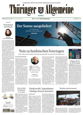 Cover of Thuringer Allgemeine (Eichsfeld)