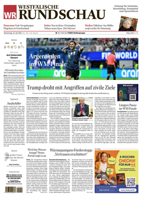 Cover of Westfalische Rundschau (Ennepetal)