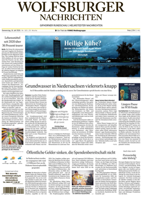 Cover of Wolfsburger Nachrichten (Wolfsburg-Gifhorn)