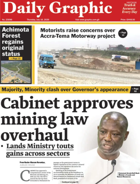 Cover of Daily Graphic
