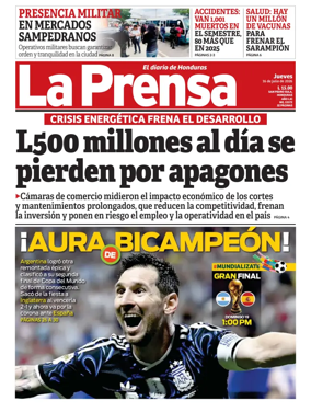 Cover of Diario La Prensa