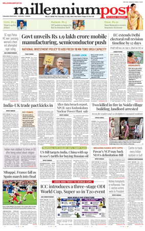 Cover of Millennium Post