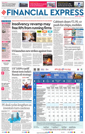Cover of The Financial Express