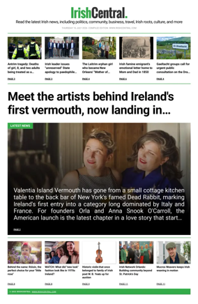 Cover of Irish Central