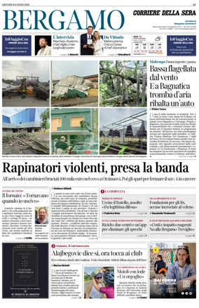 Cover of Corriere della Sera (Bergamo)