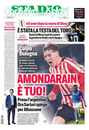 Cover of Corriere dello Sport Stadio (Bologna)